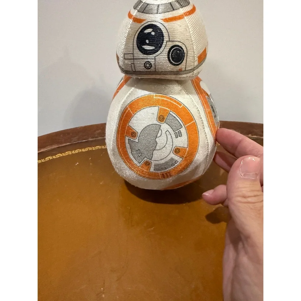 Disney Store BB-8 Plush Kids OS White Orange Excellent Star Wars Droid Toy